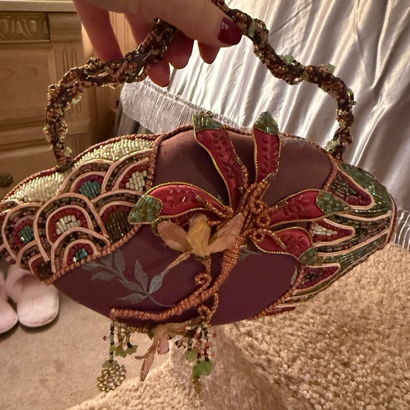 Mary Frances Floral Embellished Mini Bag - Picture 9 of 11